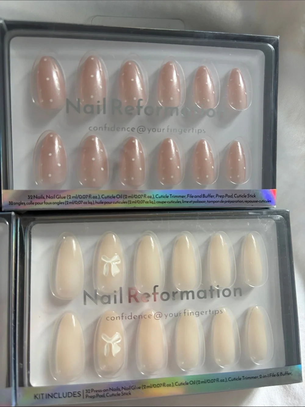 4 x Nail Reformation Press-On Nail Set - 4 Pack